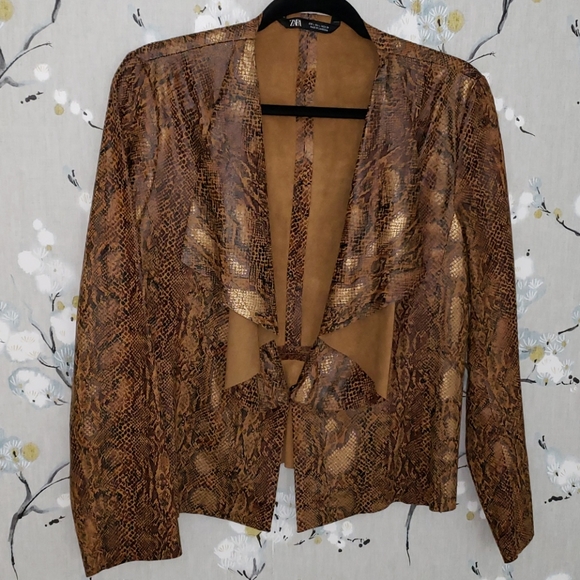 Zara Ultrasuede jacket - Picture 1 of 2